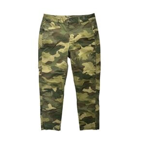 J.Crew Camo High Rise Girlfriend Chino Pants Size 2